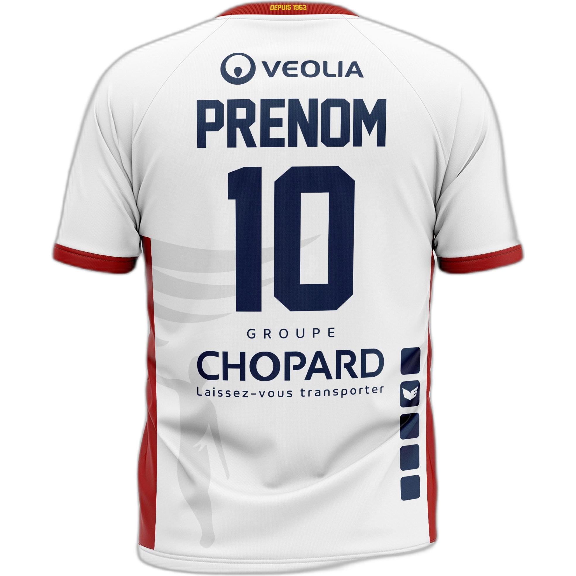 Thumbnail - Erima, Herren, Sportshirt, auswärtstrikot aint-raphaël 2024/25 (S), Weiss, S