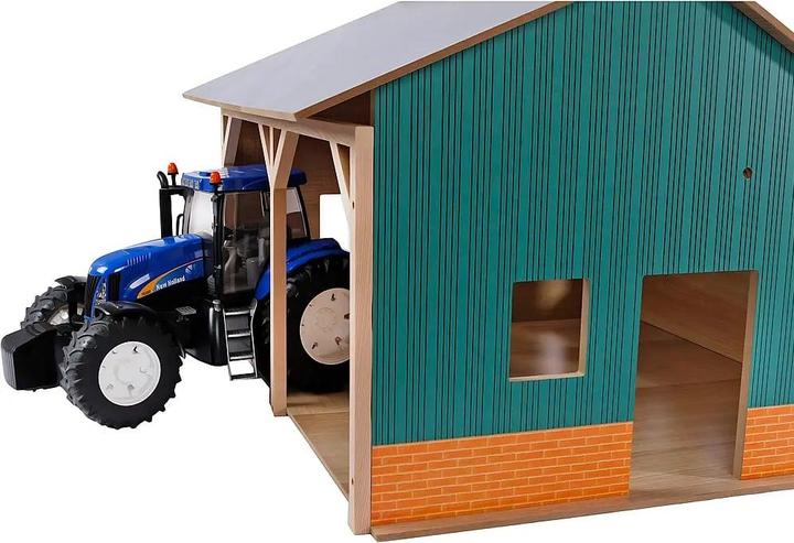 Actual product image Kids Globe Farming Shed for 2 tractors