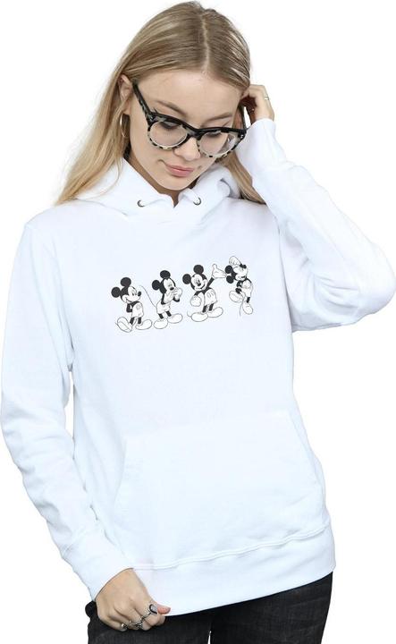 Immagine prodotto Disney Mickey Mouse Four Emotions Felpa con Cappuccio Donna (XL)