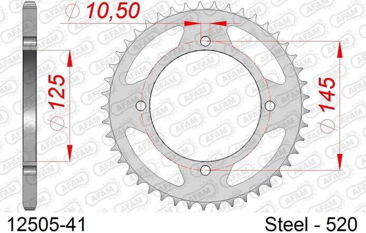 Image du produit Afam 520 41 dents (41)