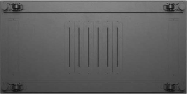 Actual product image Lanberg 19" 22U 600x1200 Vertical rack cabinet with perforated door, black (10.86 RU, 19 inch rack)