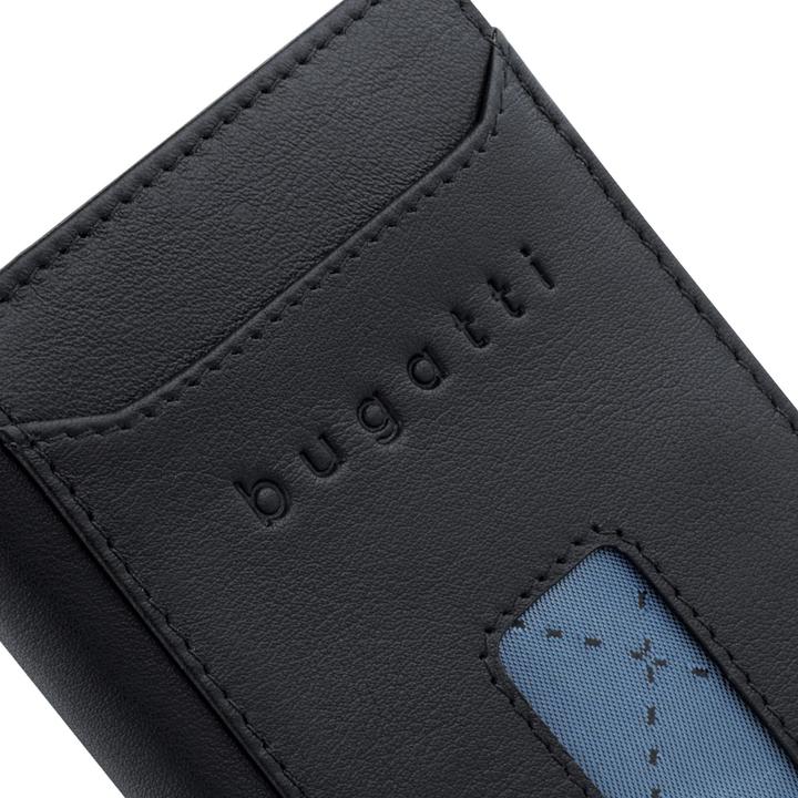 Actual product image Bugatti Secure Slim - RFID credit card holder with Viennese coin pocket Nappa