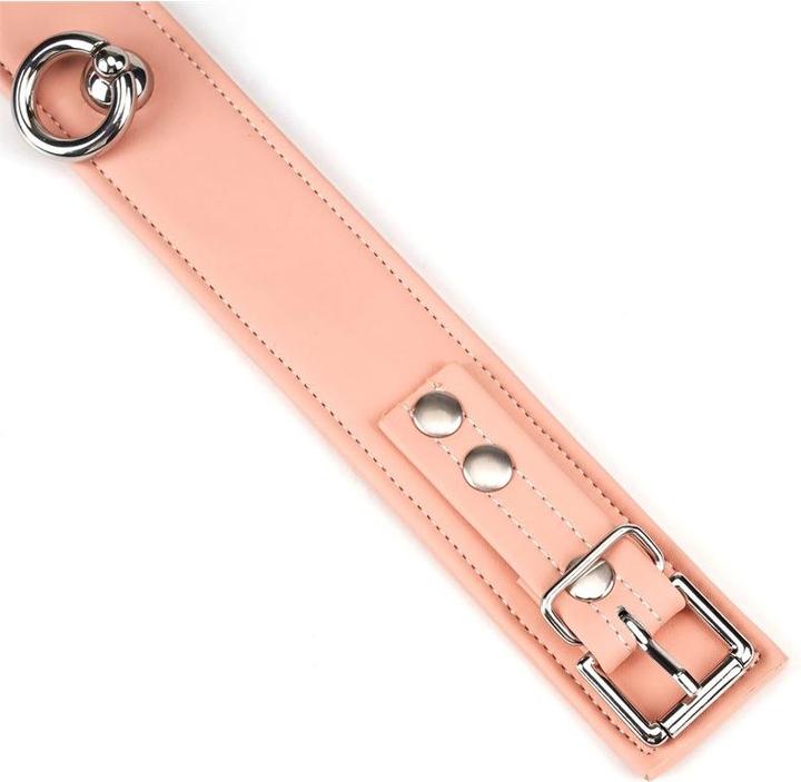Produktbild Liebe Seele Pink Organosilicone - Halsband mit Leine (Vegan & Nickelfrei)