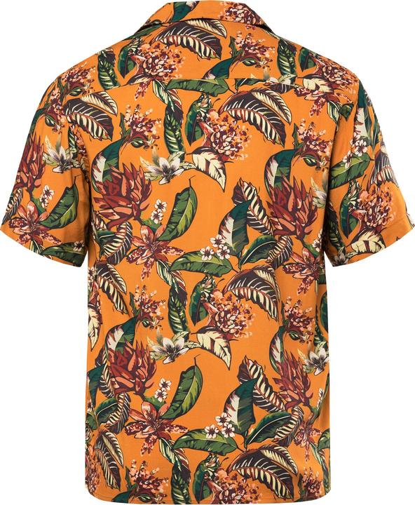 Image du produit JP1880 Viskose-Hemd, Halbarm, Cuba-Kragen, Alloverprint, Cuba-Fit (4XL)