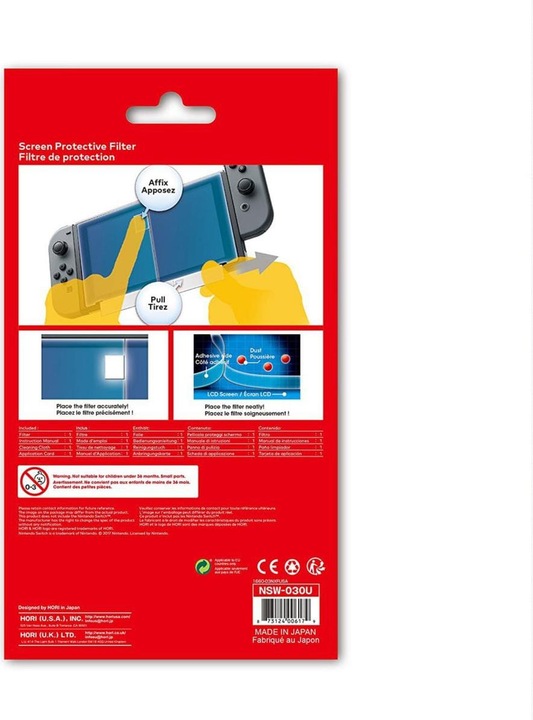 Immagine prodotto HORI Filtro di protezione dello schermo (Switch)