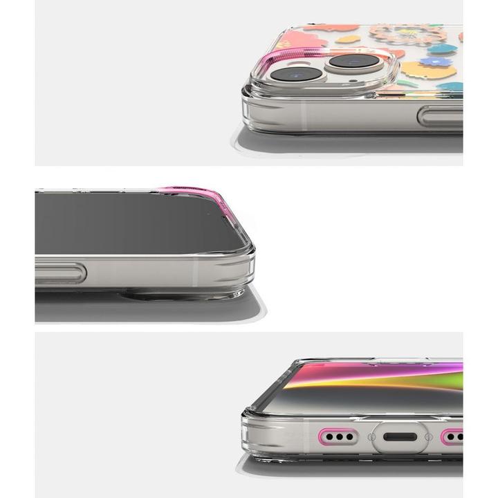 Immagine prodotto Ringke Fusion Design Sleeve Cover blindata con cornice in gel per iPhone 14 Plus trasparente (Floral) (FD) (Apple iPhone 14 Plus)
