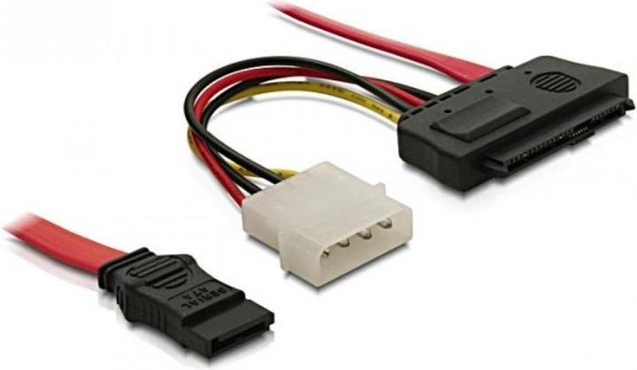 Actual product image Delock SAS SFF-8482 + Power > 1 x SATA 7 Pin (50 cm, SAS 2.0, SATA III)
