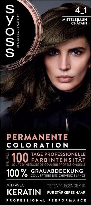 Image du produit Syoss Coloration 4 1 Mittelbraun (4 1 Brun moyen)