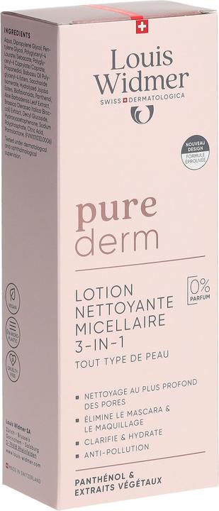 Actual product image Widmer Mizellen Reinigungslotion Unparf 200 ml (Micelle water, Cleansing lotion, 200 ml)