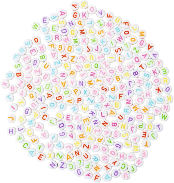 Immagine prodotto I Am Creative Schmuckperlen – Buchstaben rund