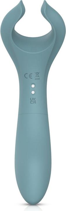 Actual product image Bloom The Peony Couple Vibrator - Green