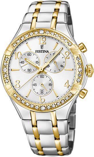 Produktbild Festina Armbanduhr Boyfriend f20396/1 (Analoguhr, Chronograph, 39.25 mm)