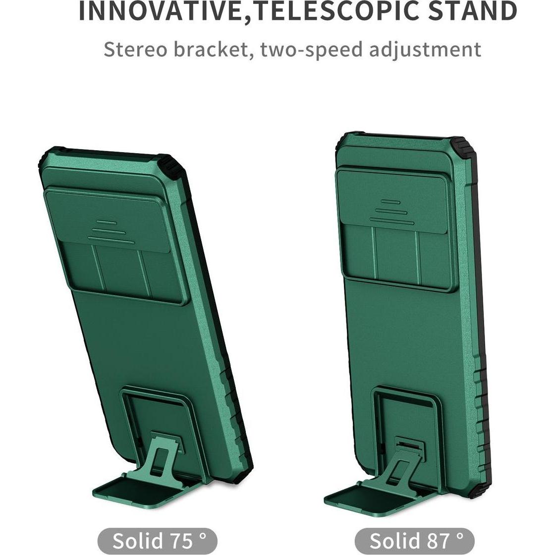 Thumbnail - König Design Hülle Handy Schutz für Google Pixel 8 Pro Case Cover Standfunktion Etuis Bumper (Google Pixel 8 Pro), Smart...