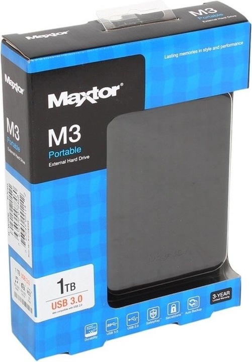 Actual product image Maxtor M3 Portable (1 TB)