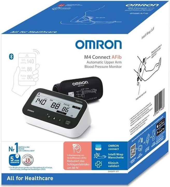Produktbild Omron M4 Connect AFib Oberarm-Blutdruckmessgerät