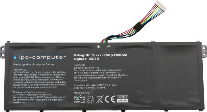 Produktbild IPC AC14B8K (4 Zellen, 2100 mAh)