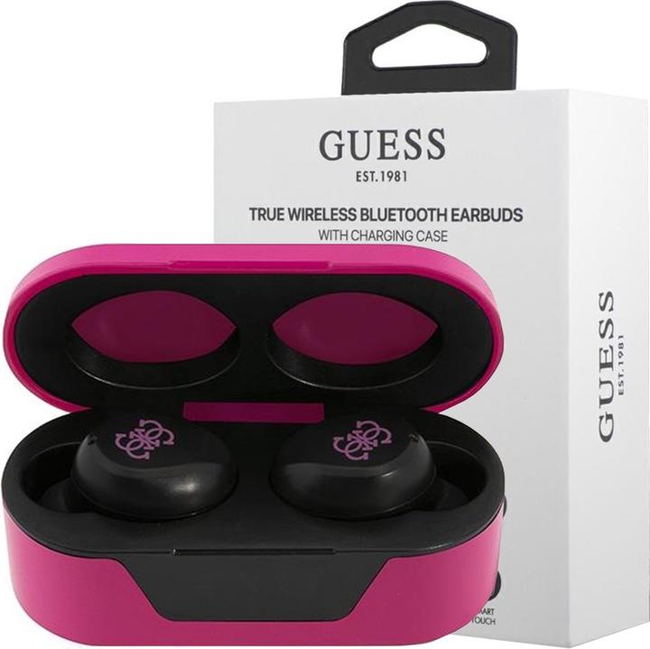 Produktbild Guess słuchawki Bluetooth GUTWST31EM TWS + stacja dokująca magenta (5 h, Kabellos)