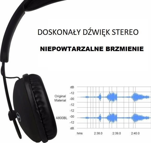 Actual product image Awei Bluetooth headphones A800BL black (ANC, 5 h, Wireless)