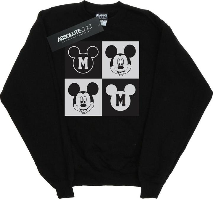 Immagine prodotto Disney Mickey Mouse Smiling Squares Felpa Uomo (L)