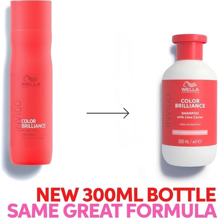 Immagine prodotto Wella Professionals Invigo Color Brilliance Shampoo professionale per la protezione del colore per (300 ml, Shampoo liquido)