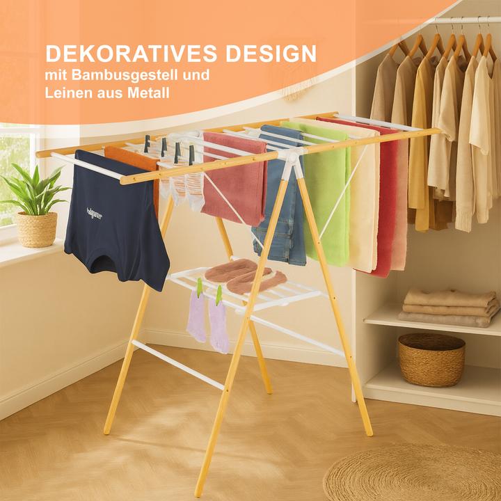 Actual product image Relaxdays Drying rack (1.79 m)