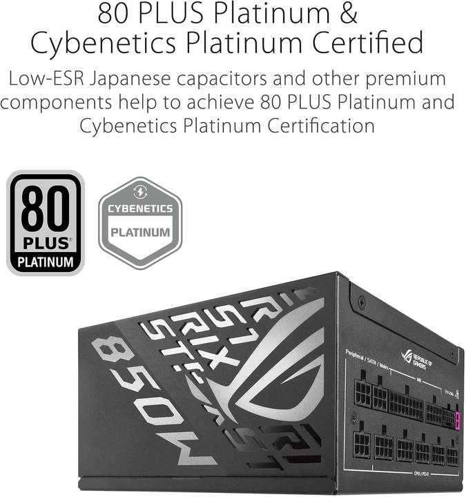 Actual product image ASUS ROG-STRIX-850P-GAMING power supply unit (850 W)