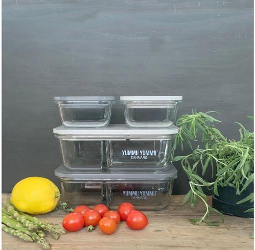 Actual product image Yummii Yummii Lunchbox L 2 compartments, Brown