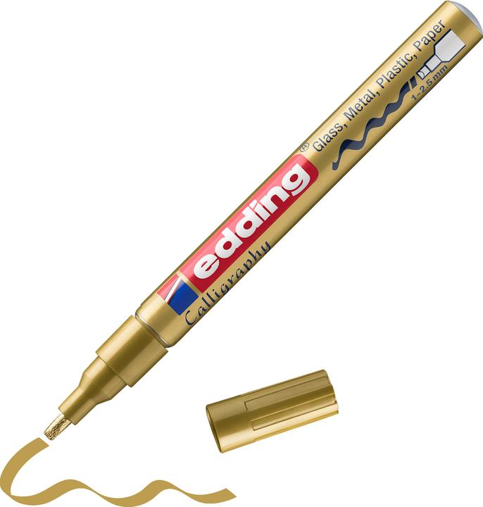 Image du produit Edding Marqueur de peinture 753 (Or, 1 mm, 1 x)