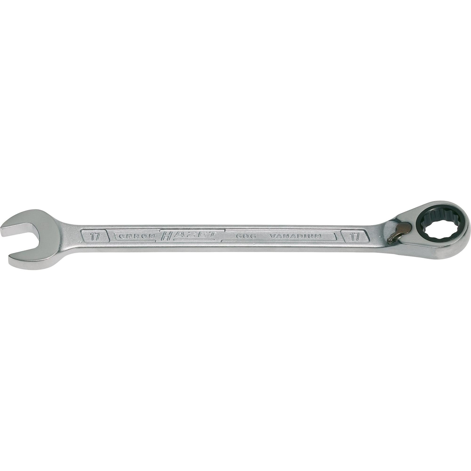 HAZET, Schraubenschlüssel, Knarren Ring-Maulschlüssel 606-19 ∙ Aussen Doppel-Sechskant-Tractionsprofil ∙ 19 mm (19 mm)