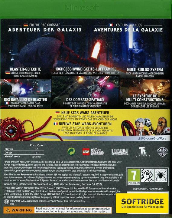 Produktbild WB Lego Star Wars: Das Erwachen der Macht (Xbox One X, Xbox Series X, DE)