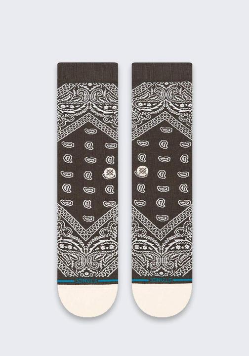 Produktbild Stance Barrio Crew Washed Black Socken (Einzelpack, L)