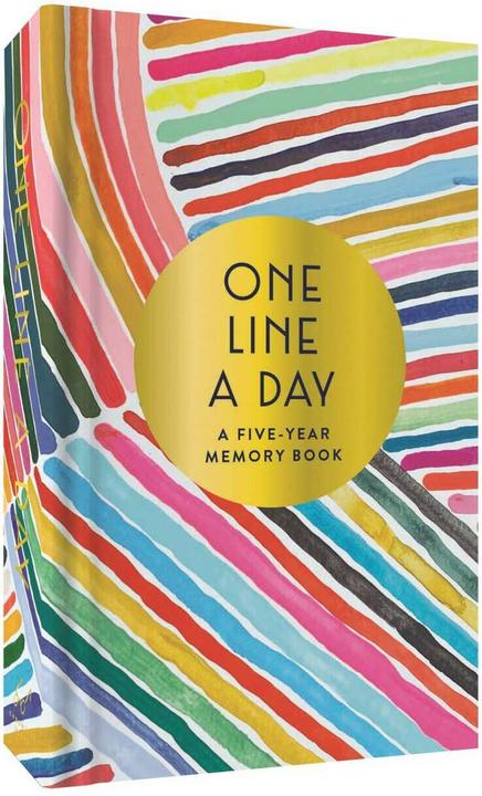 Abrams & Chronicle One Line a Day Rainbow (English, Collectif, 2021)