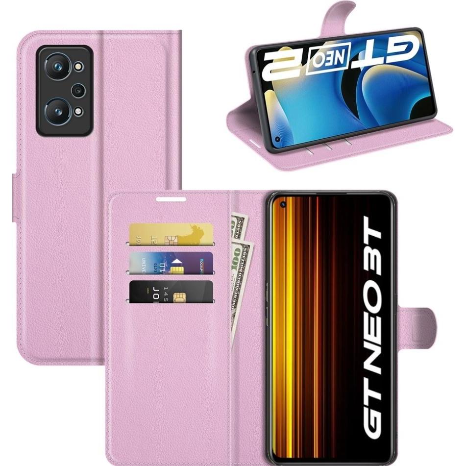 Thumbnail - Screenguard Realme GT Neo 3T Leather Guard Lederhülle (Realme GT Neo 3T), Smartphone Hülle, Rosa