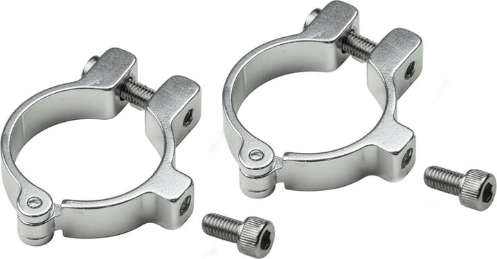 Image du produit Velo Orange Colliers de serrage pour porte-bouteille avec charnière, 28.6mm (argent)