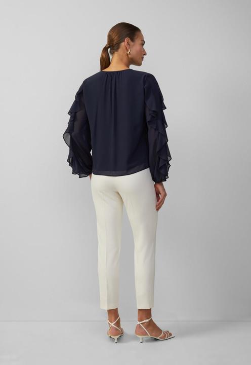 Immagine prodotto s.Oliver Bluse Leichte Chiffonbluse mit Rüschenärmeln (32)