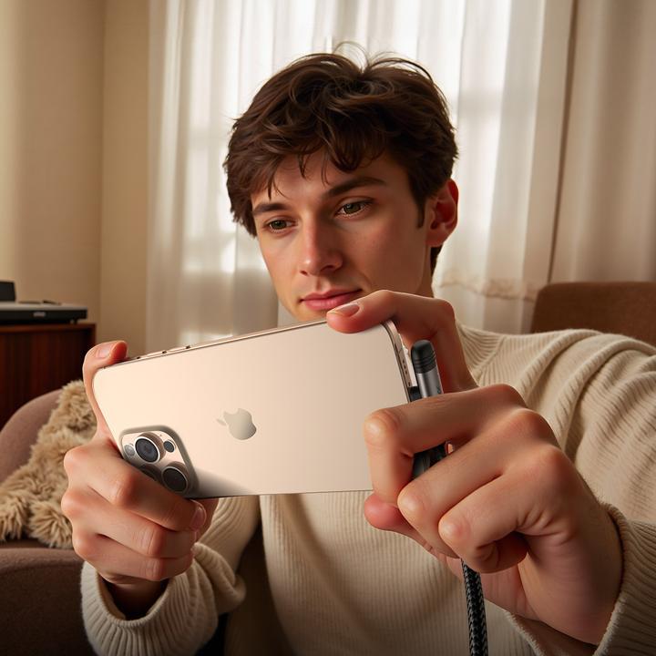 Produktbild Joyroom USB-C to Lightning Angled Fast Charging Cable 30W, 1.2m - Black (1.20 m, 30 W)