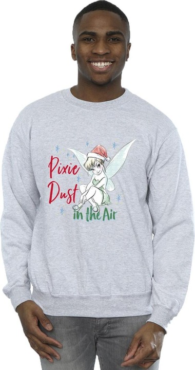 Actual product image Disney Mens Tinker Bell Pixie Dust Sweatshirt (5XL)