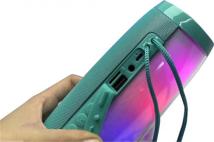 Actual product image PhoneLook Haut-parleur Bluetooth LED multicolore Éclairage d'ambiance Cartes SD, AUX, connexion USB (USB power delivery)