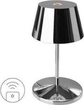 Villeroy & Boch SEOUL RC Akku-Tischlampe Chrom 2,2W steuerbare Lichtfarbe IP65 97205