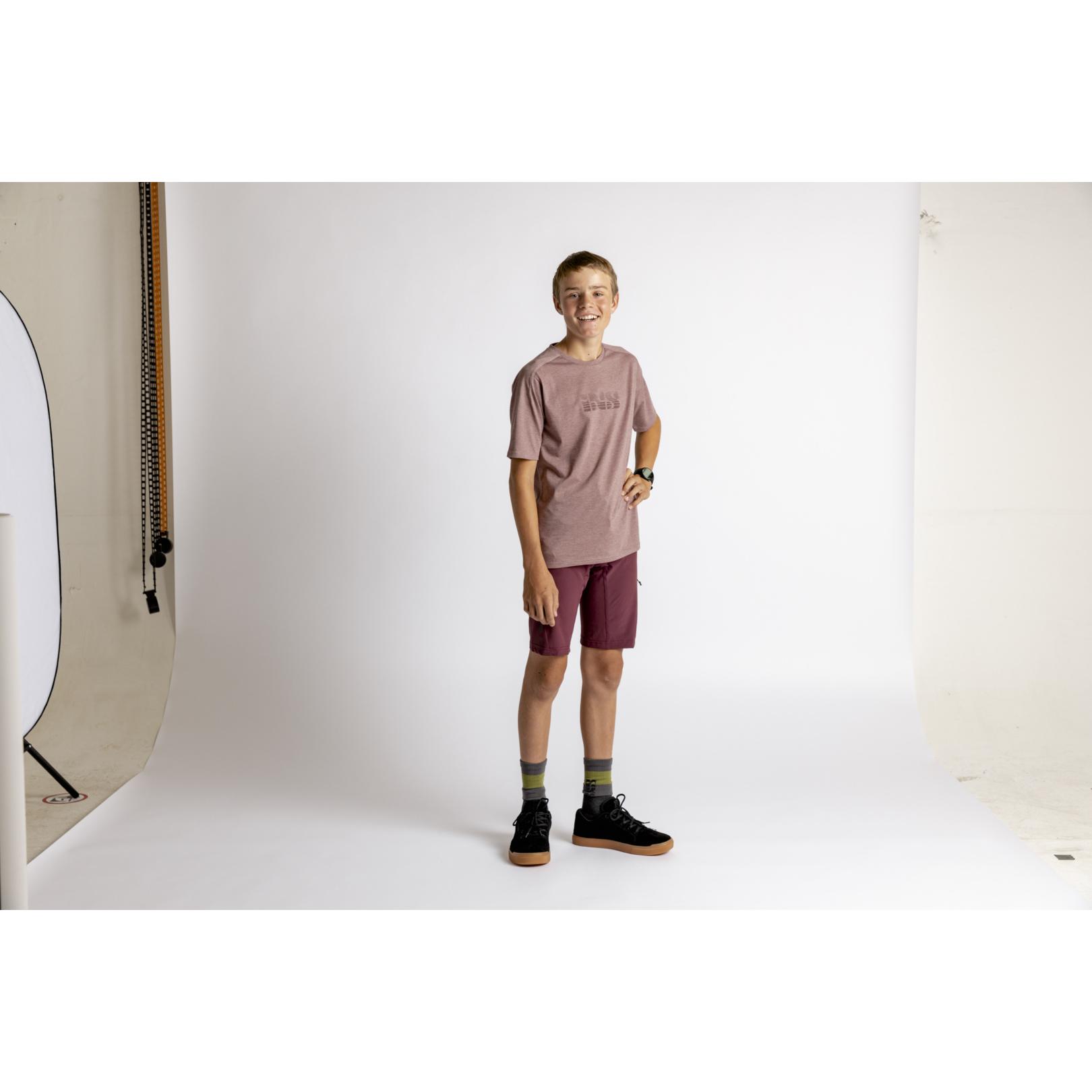 Thumbnail - iXS, Jungen, Velohosen, Flow XTG Kids shorts (S), Rot, S