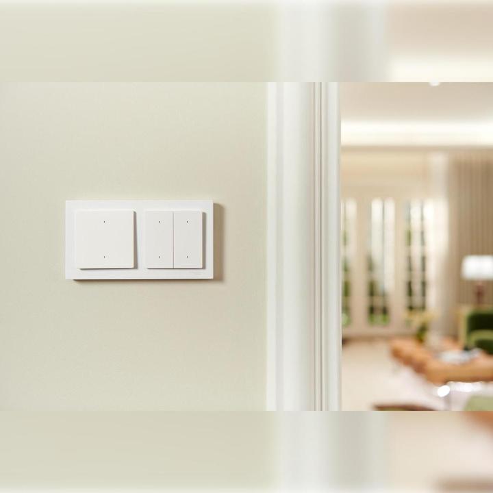 Actual product image Aqara Light Switch H2 EU 4 Buttons, 2 Channels, Offline (Zigbee, Matter over Thr
