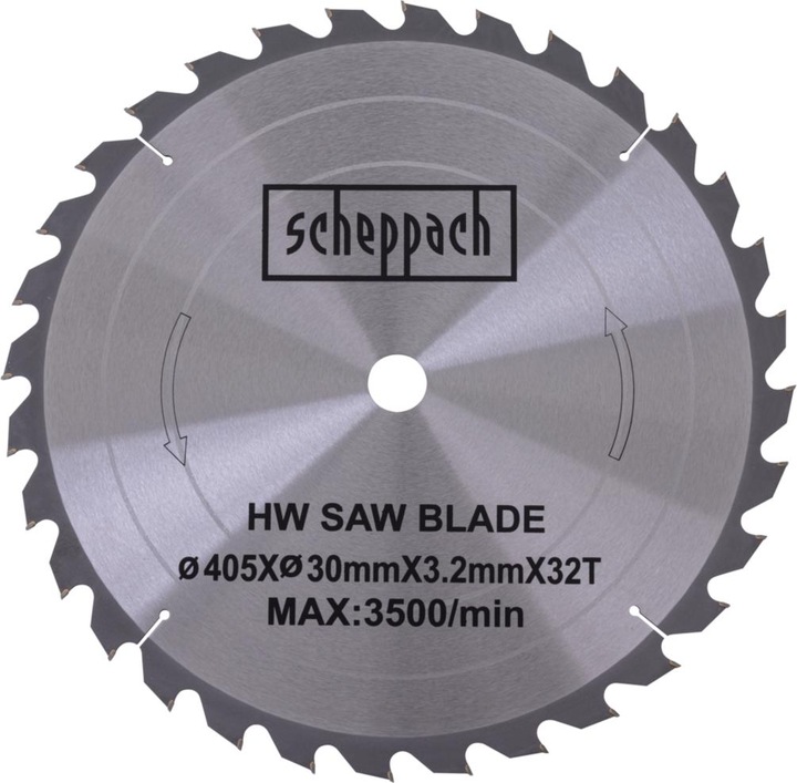 Image du produit Scheppach Lame de scie circulaire HW Ø 405 x 30 x 3,2 x 2,2 mm / Z 32
