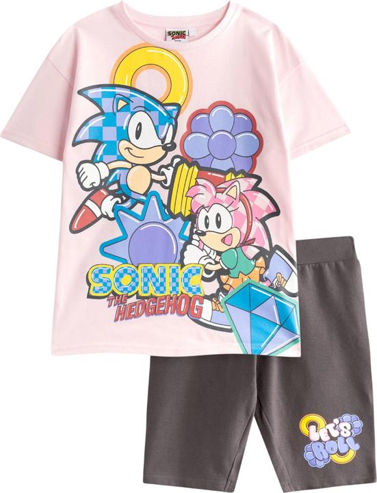 Produktbild Sonic The Hedgehog TShirt und Shorts Mädchen (110)