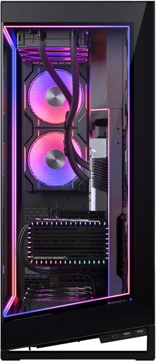 Produktbild Phanteks NV7 Premium DRGB Kit + Power-Hub, 3x für Aussenrahmen, 1x Mainboard Kabel-Cover - schwarz