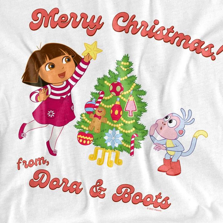 Produktbild Dora The Explorer Happy Holidays TShirt (M)