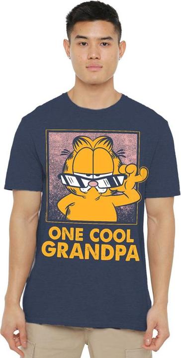 Actual product image Garfield Unisex Adult One Cool Grandpa Fathers Day T-Shirt (XXL)