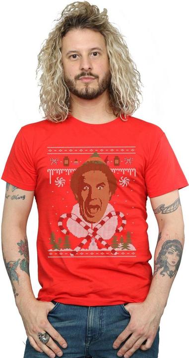 Immagine prodotto Elf Christmas Fair Isle Maglietta Uomo (M)