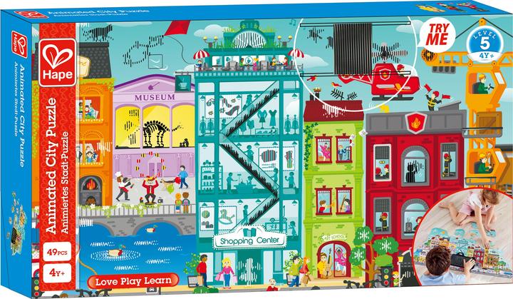 Produktbild Hape Animiertes Stadt-Puzzle (48 Teile)