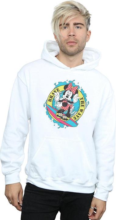 Actual product image Disney Mens Minnie Mouse Brave The Wave Hoodie (5XL)
