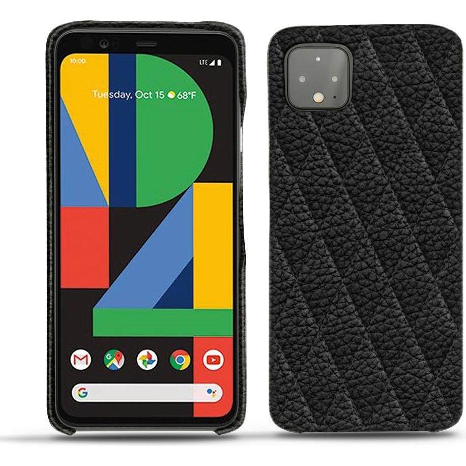 Noreve Lederschutzhülle (Google Pixel 4), Smartphone Hülle, Schwarz